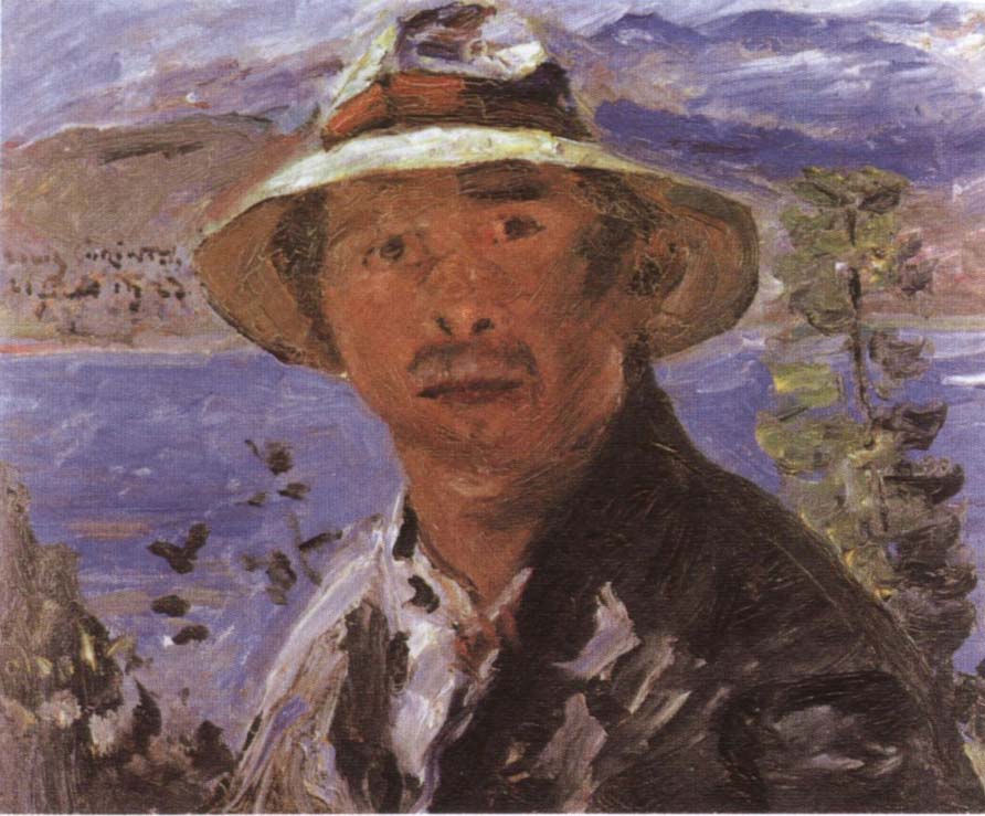 Self-Portrait in a Straw Hat